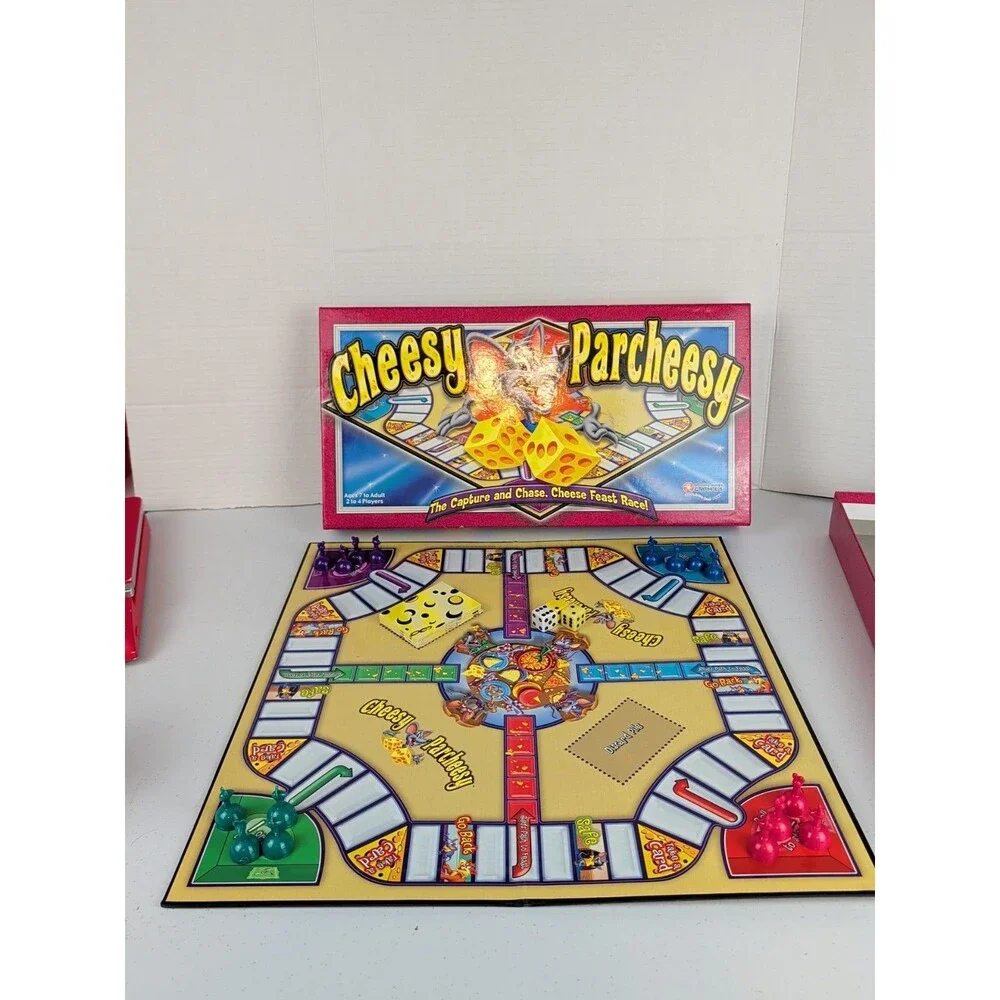 Cheesy Parcheesy Board Game 2005 - 100% COMPLETE